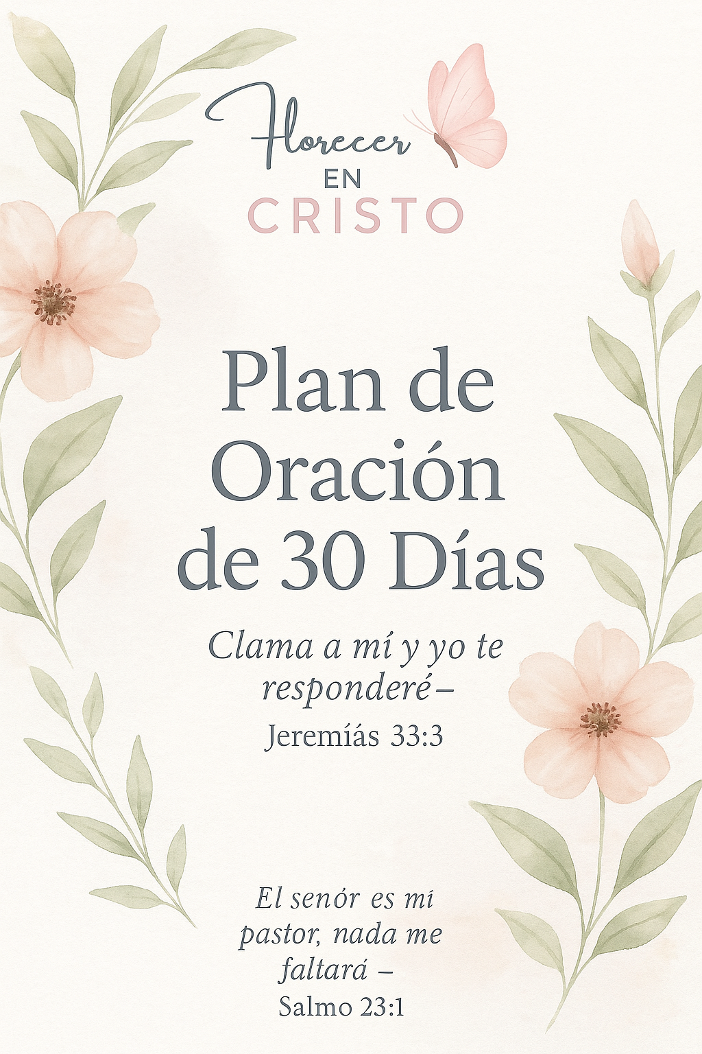 Plan de Oración – 30 días de Identidad en Cristo.
